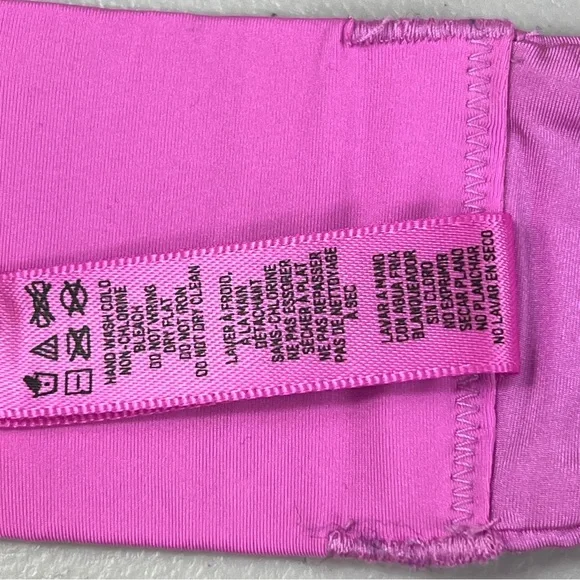 SKIMS Pink No Show Unlined Balconette Seamless Sheer Mesh Bra Size 34C - Picture 8 of 8